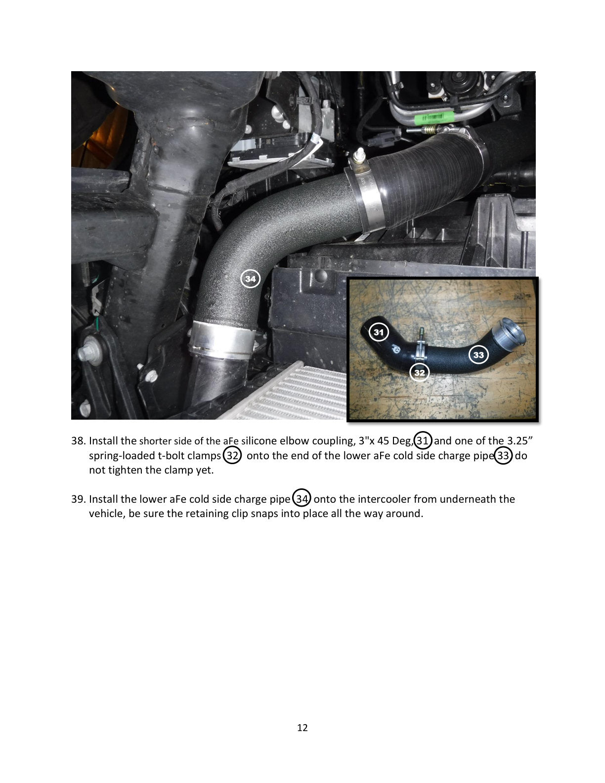 aFe RAM Charge Pipe Kit | Dodge Ram 1500 19-26 V6-3.0L (46-20594-B)