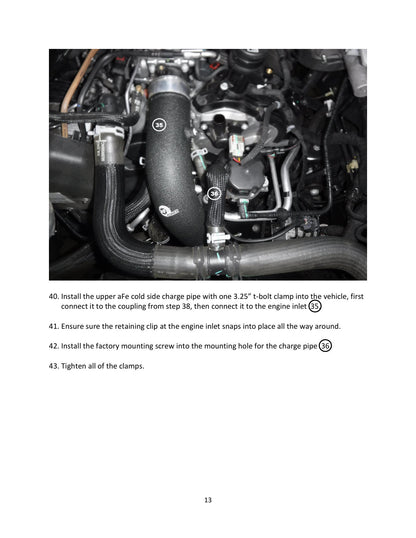 aFe RAM Charge Pipe Kit | Dodge Ram 1500 19-26 V6-3.0L (46-20594-B)