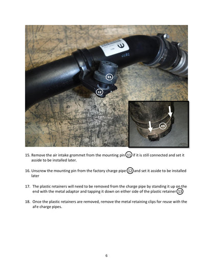 aFe RAM 1500 20-22 V6-3.0L Charge Pipe | Dodge 1500/RT/TRX 19-26 (46-20598-B)