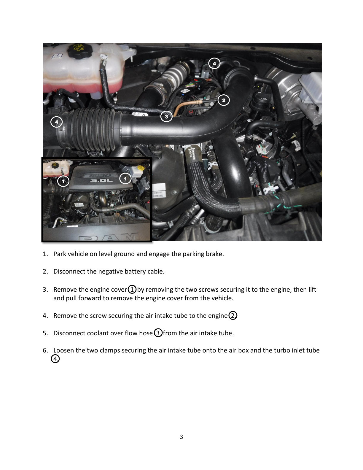 aFe BladeRunner 20-22 V6-3.0L Cold Charge Pipe | Dodge 1500 Classic/DT/TRX (46-20599-B)