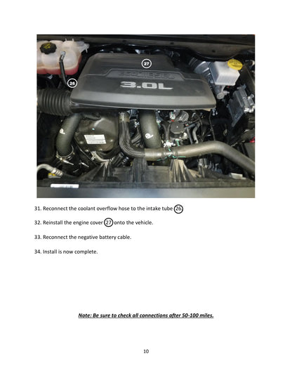 aFe BladeRunner 20-22 V6-3.0L Cold Charge Pipe | Dodge 1500 Classic/DT/TRX (46-20599-B)