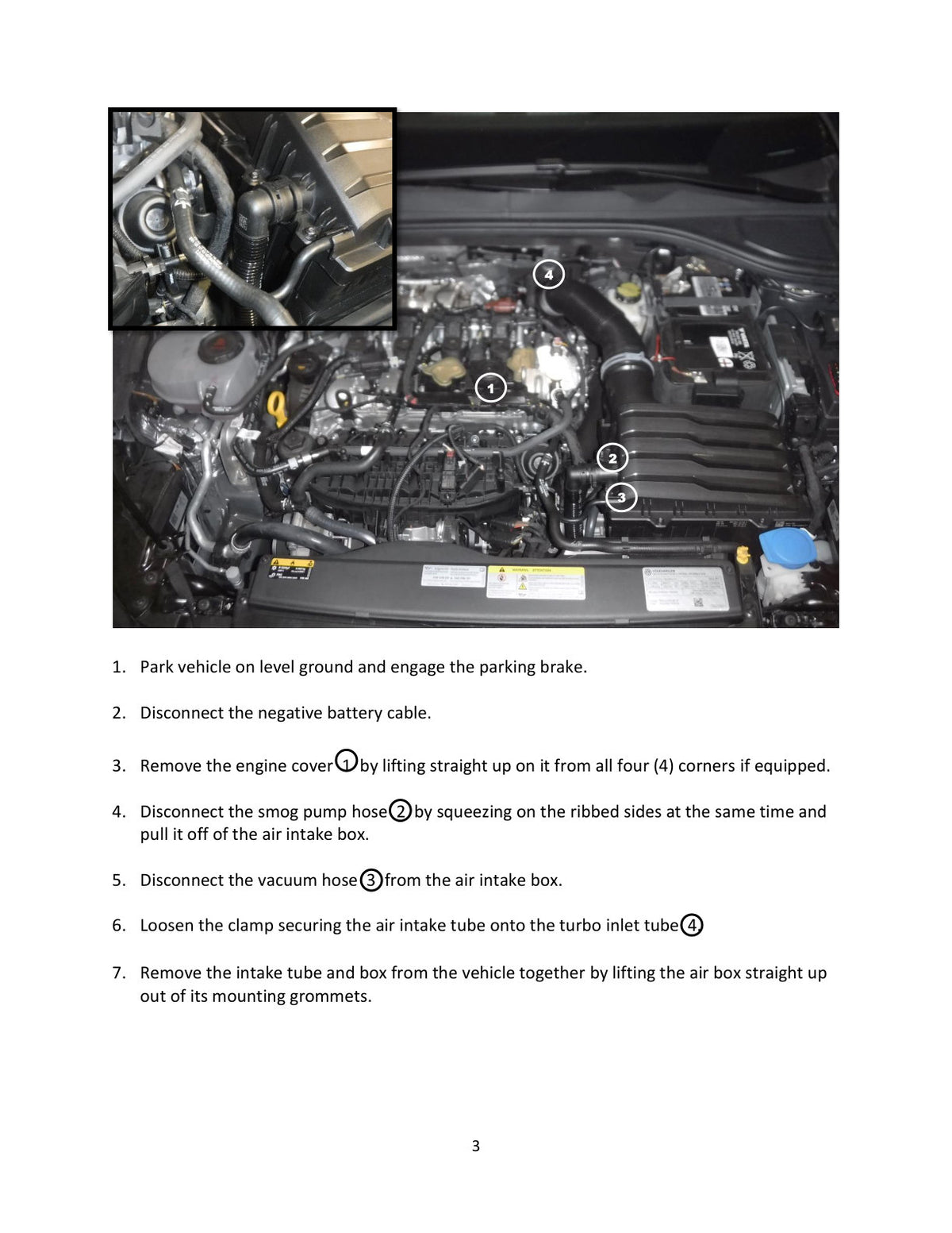 aFe Bladerunner 2.5in Aluminum Hot Charge Pipe | VW MKVIII GTI (20-23) (46-20608-B)