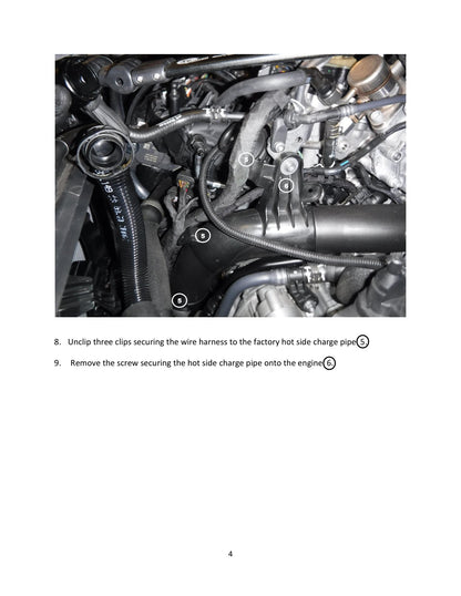 aFe Bladerunner 2.5in Aluminum Hot Charge Pipe | VW MKVIII GTI (20-23) (46-20608-B)