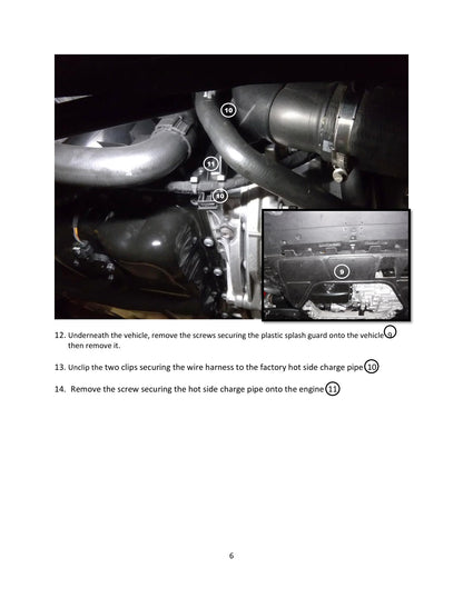 aFe Bladerunner 2.5in Aluminum Hot Charge Pipe | VW MKVIII GTI (20-23) (46-20608-B)