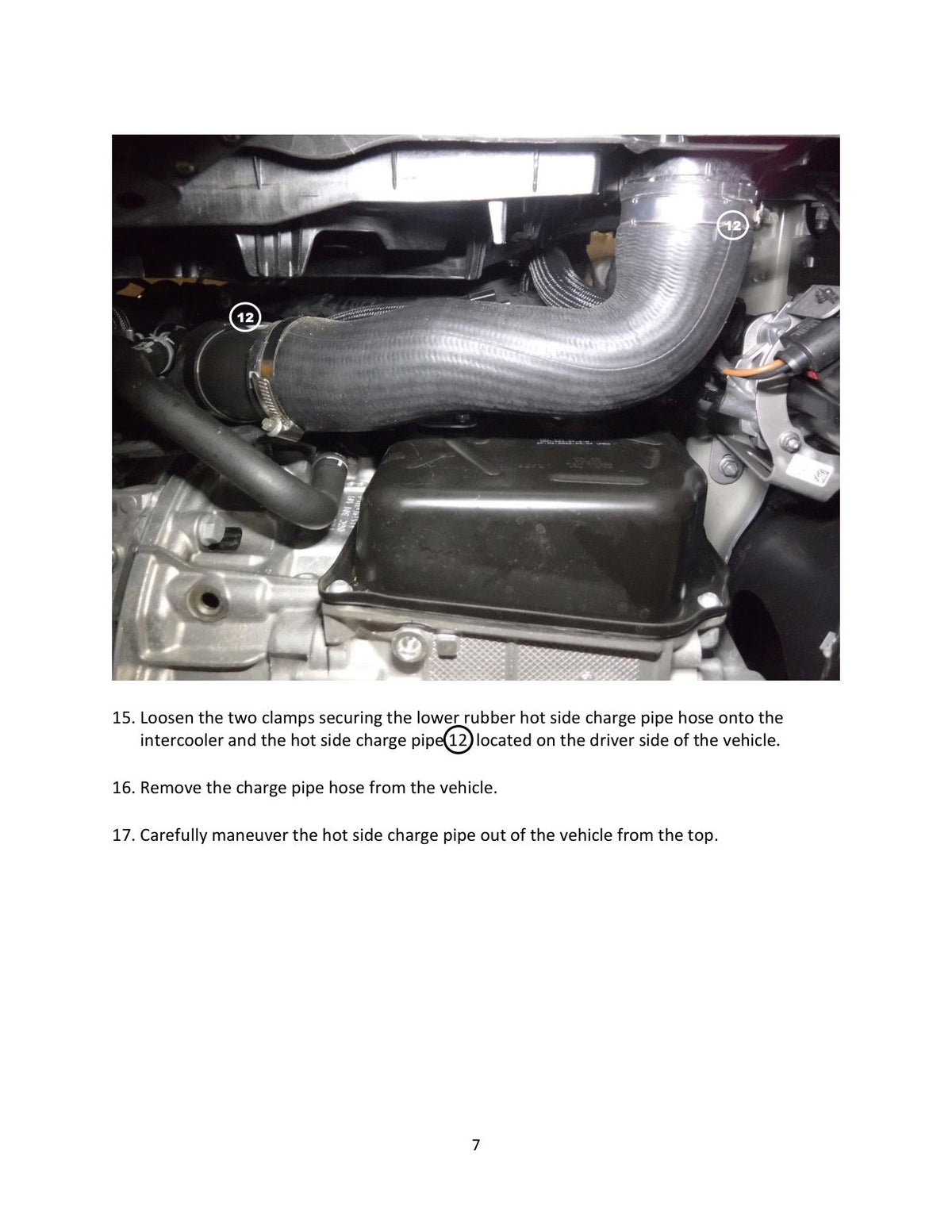 aFe Bladerunner 2.5in Aluminum Hot Charge Pipe | VW MKVIII GTI (20-23) (46-20608-B)