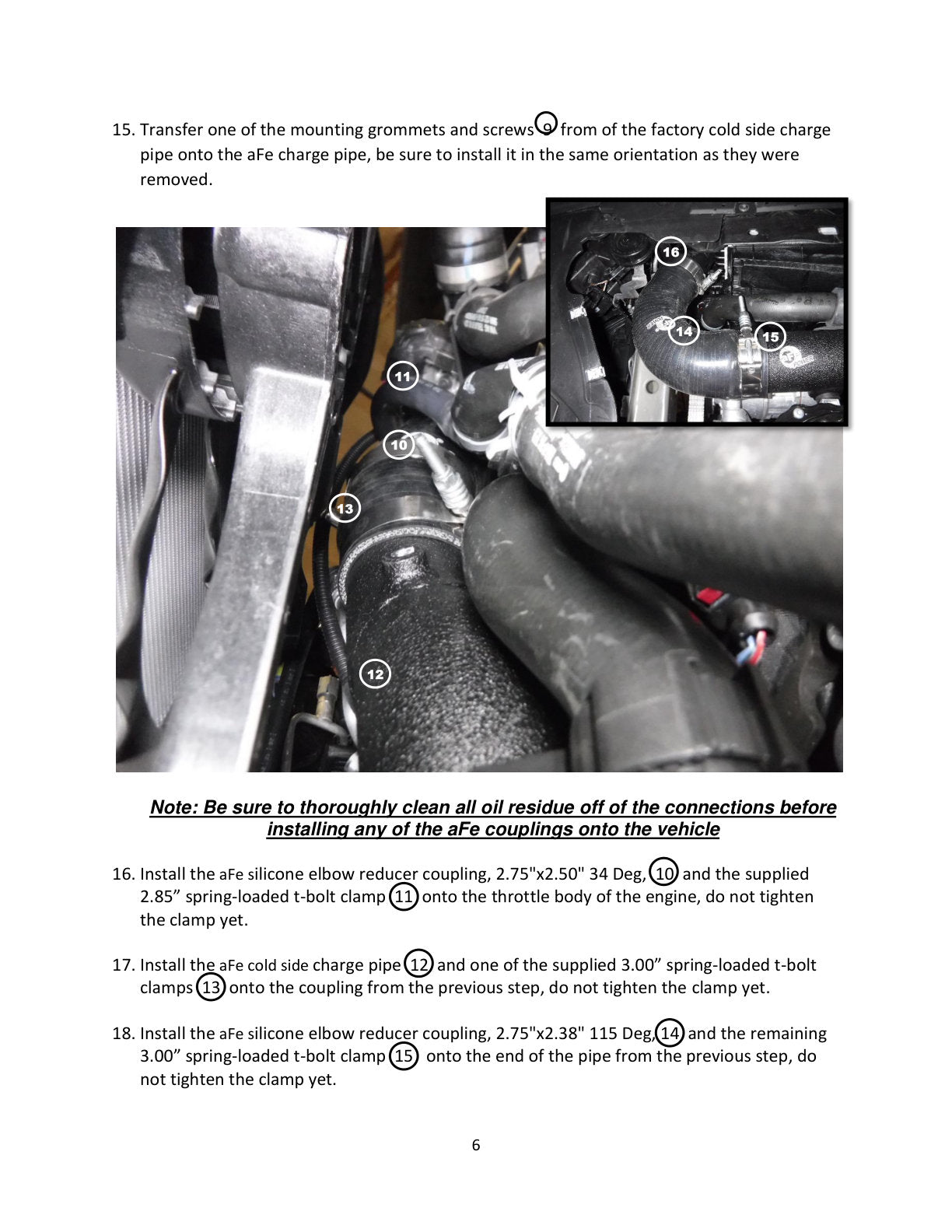 aFe Bladerunner 2.75in Aluminum Cold Charge Pipe | VW MKVIII GTI (46-20609-B)
