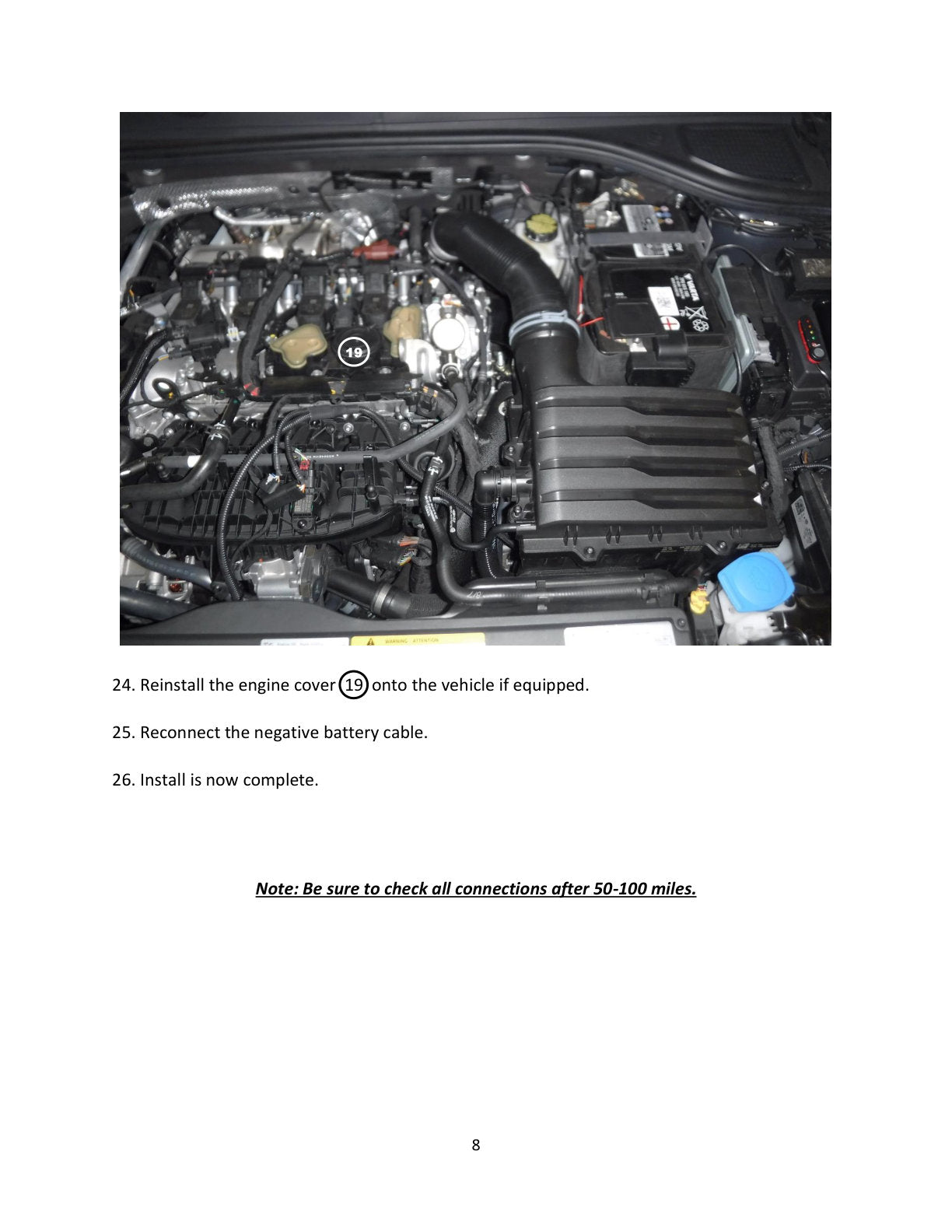 aFe Bladerunner 2.75in Aluminum Cold Charge Pipe | VW MKVIII GTI (46-20609-B)