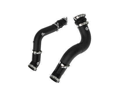 aFe BladeRunner Aluminum Hot & Cold Charge Pipe Kit Black | RAM Diesel Trucks L6-6.7L (19-23) (46-20614-B)