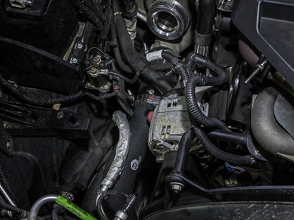 aFe BladeRunner Aluminum Hot & Cold Charge Pipe Kit Black | RAM Diesel Trucks L6-6.7L (19-23) (46-20614-B)