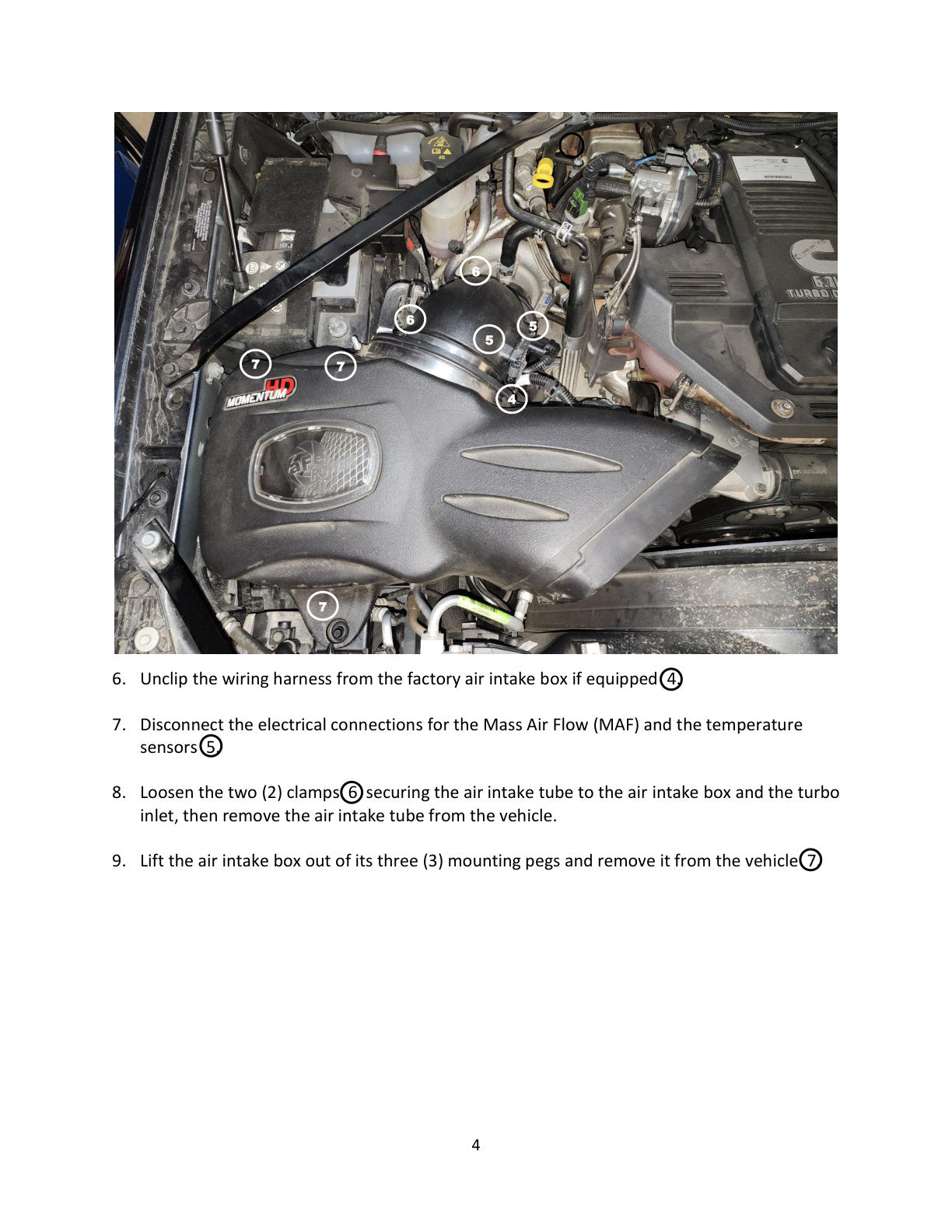 aFe BladeRunner 3.5in Al Hot Charge Pipe | Dodge 1500/Ram 1500 V (19-26) (46-20618-B)
