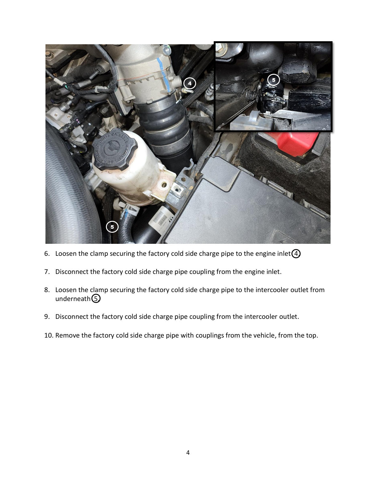 aFe BladeRunner 3.5in Aluminum Cold Charge Pipe | RAM 1500/2500 19-23 (46-20619-B)