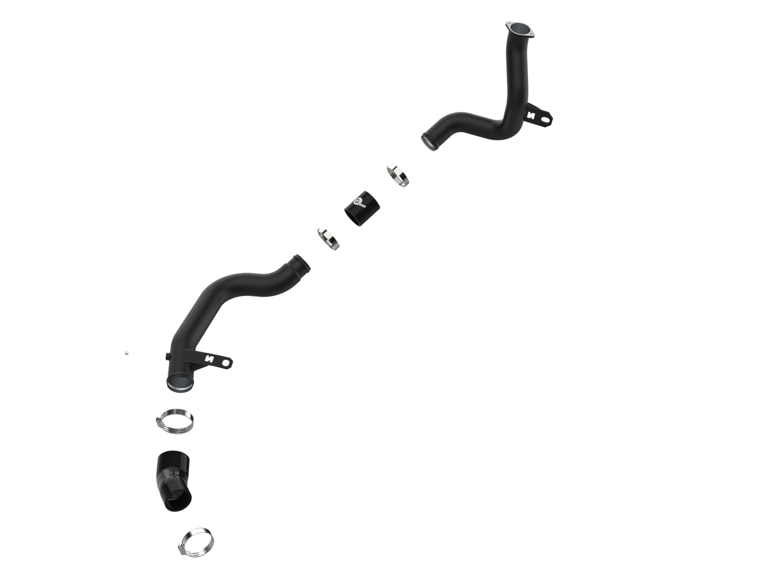 aFe BladeRunner 2-1/4-2-1/2in Aluminum Hot Charge Pipe | Hyundai Kona N (46-20628-B)