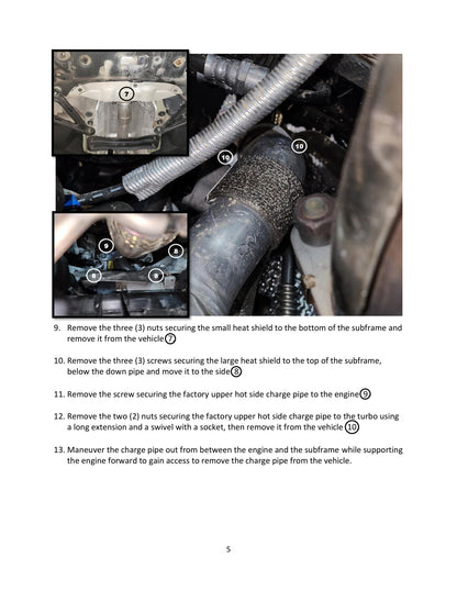 aFe BladeRunner 2-1/4-2-1/2in Aluminum Hot Charge Pipe | Hyundai Kona N (46-20628-B)