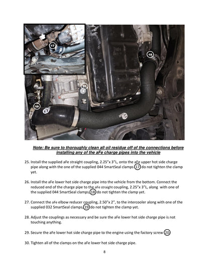 aFe BladeRunner 2-1/4-2-1/2in Aluminum Hot Charge Pipe | Hyundai Kona N (46-20628-B)