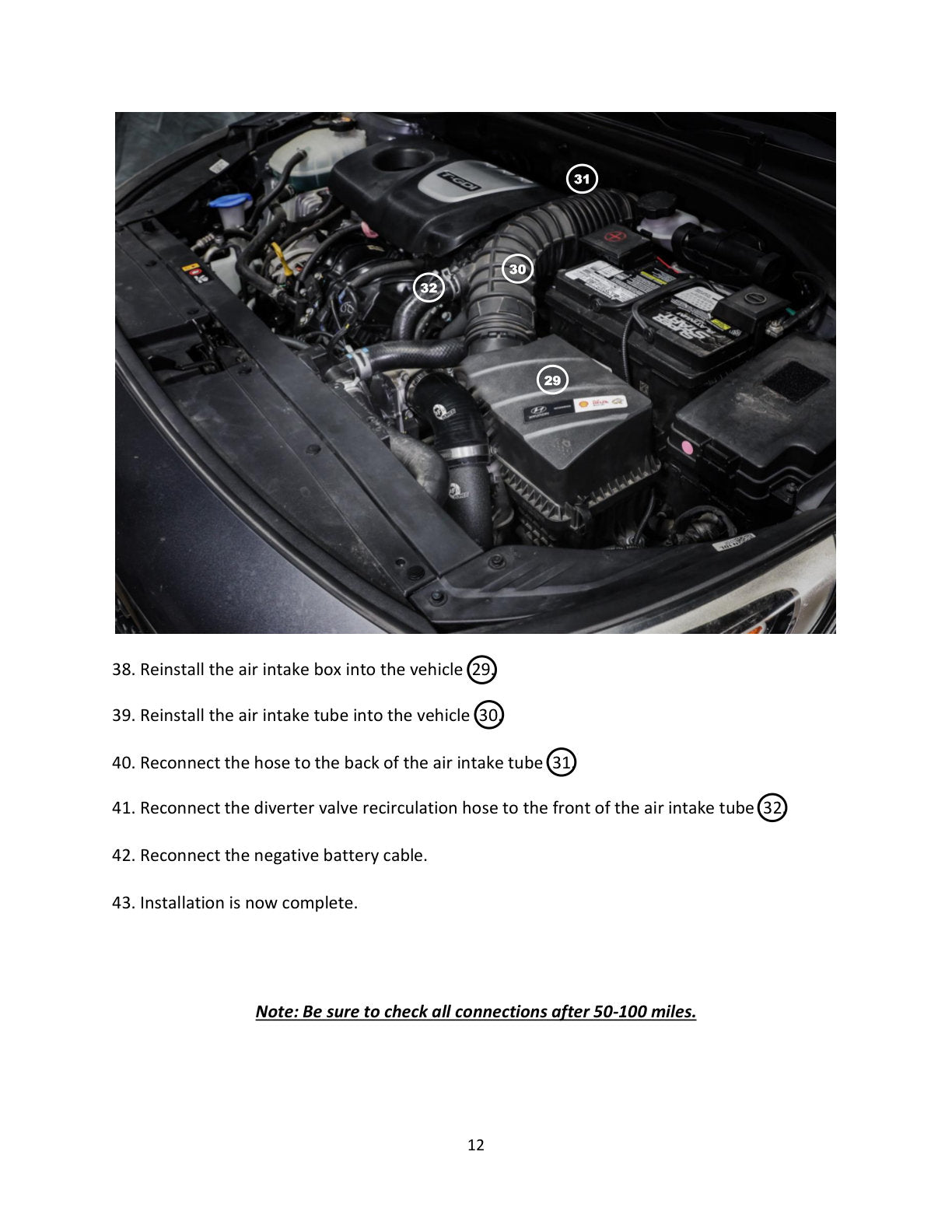 aFe BladeRunner Aluminum Hot & Cold Charge Pipe Kit | Hyundai Elantra GT 17-20 (46-20634-B)