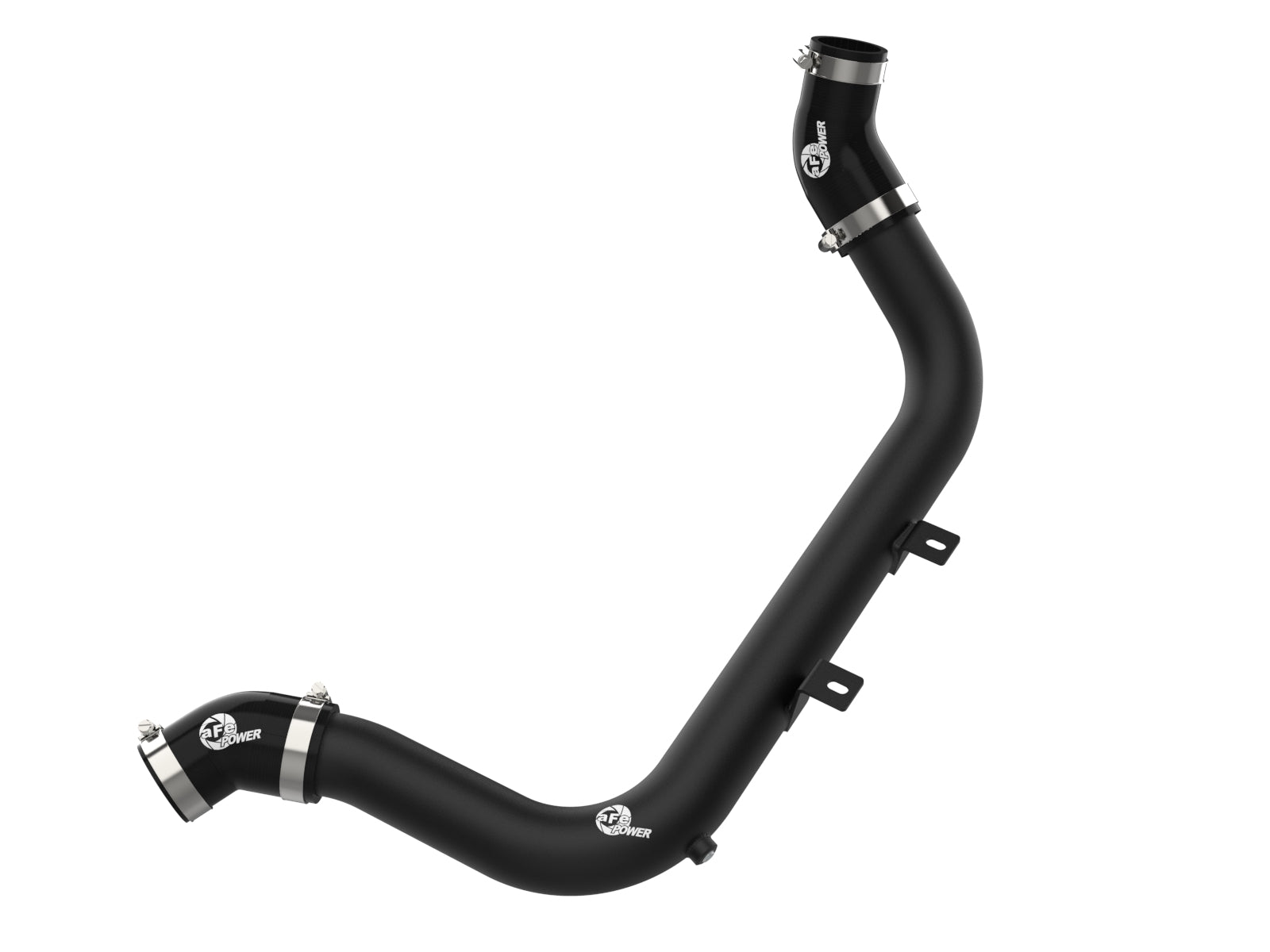 aFe BladeRunner 2-1/4" Aluminum Hot Charge Pipe Black | Hyundai Elantra GT 2017-20 L4-1.6L (46-20638-B)