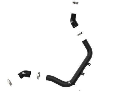 aFe BladeRunner 2-1/4" Aluminum Hot Charge Pipe Black | Hyundai Elantra GT 2017-20 L4-1.6L (46-20638-B)