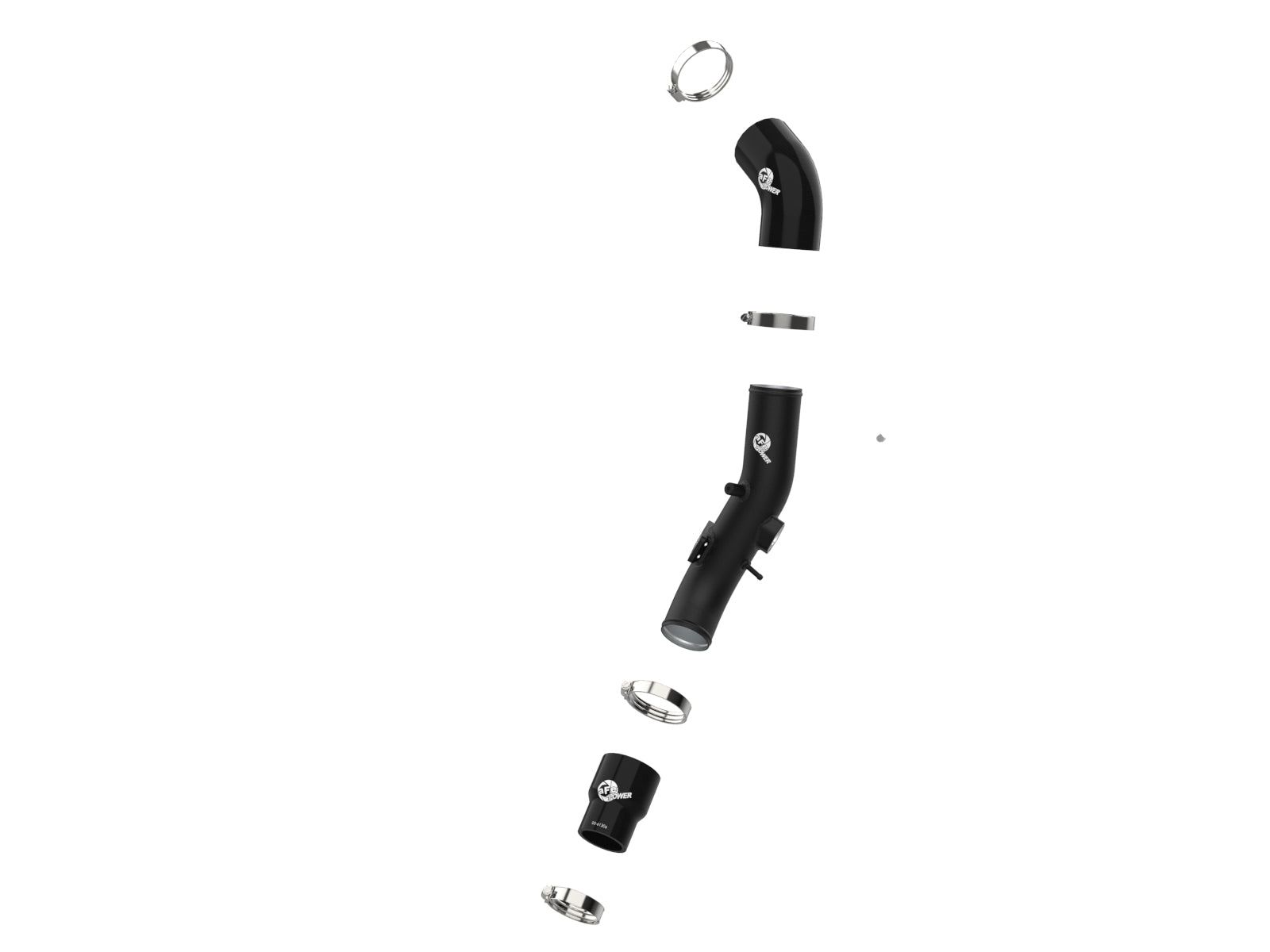 aFe BladeRunner 2.5" Aluminum Cold Charge Pipe w/ SS Clamps | Hyundai Elantra GT L4-1.6L (17-20) (46-20639-B)