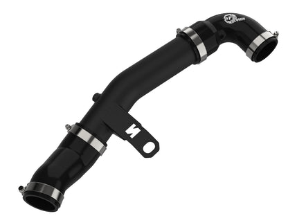 aFe BladeRunner 2.5in Aluminum Hot Charge Pipe - Black | Hyundai Veloster N L4 2.0L (19-22) (46-20646-B)