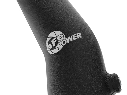 aFe BladeRunner 2.5in Aluminum Hot Charge Pipe - Black | Hyundai Veloster N L4 2.0L (19-22) (46-20646-B)