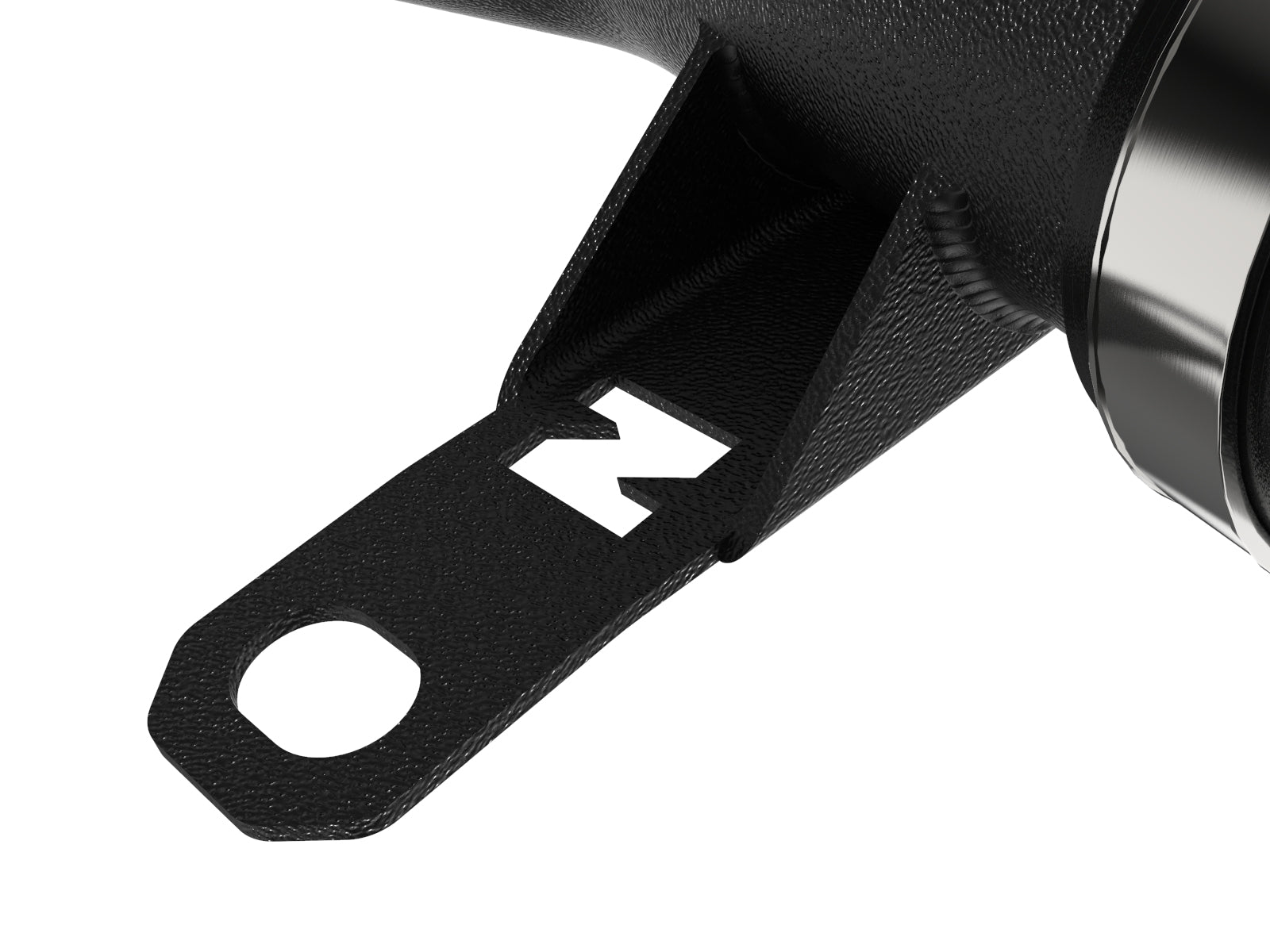 aFe BladeRunner 2.5in Aluminum Hot Charge Pipe - Black | Hyundai Veloster N L4 2.0L (19-22) (46-20646-B)