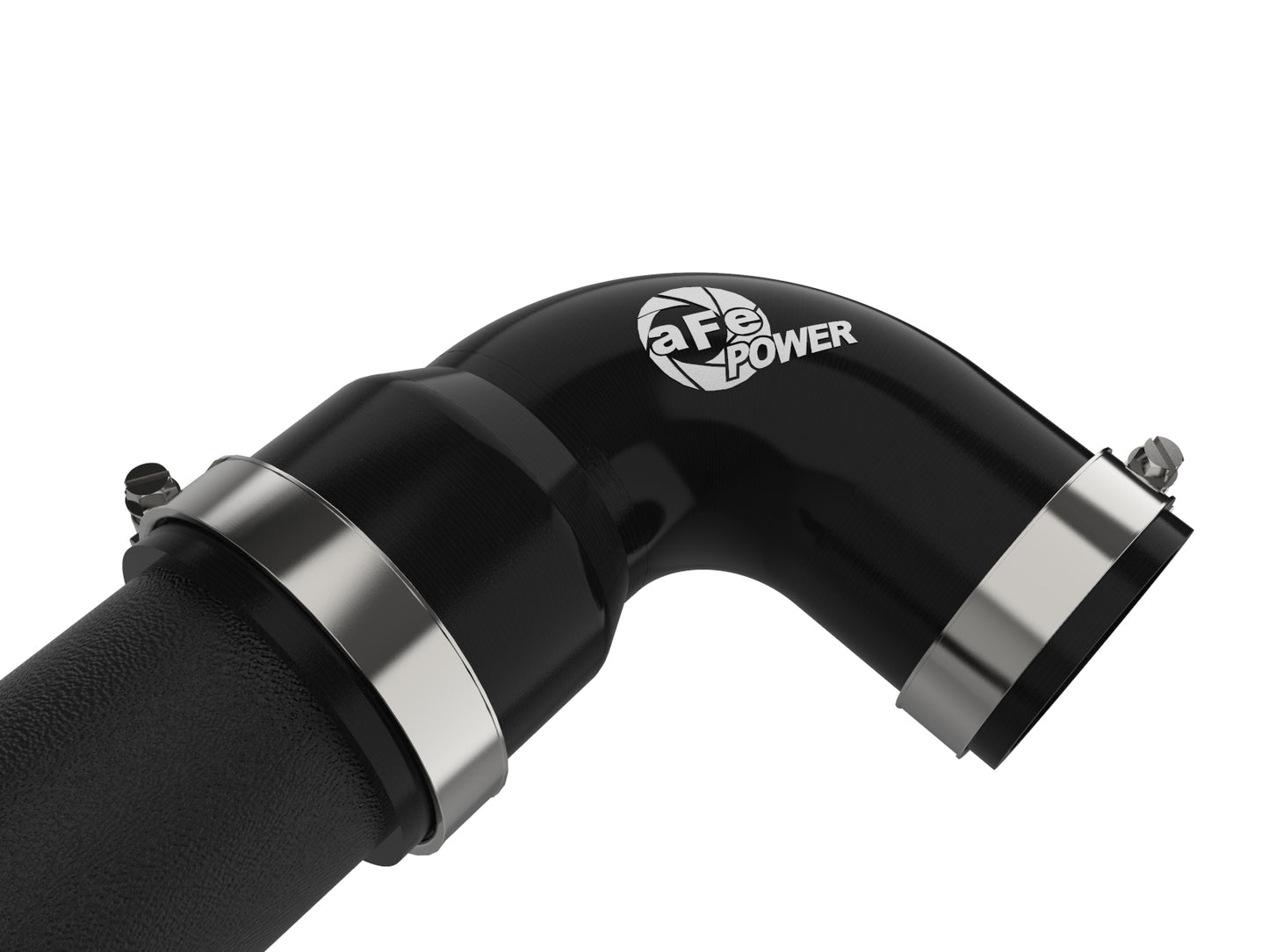 aFe BladeRunner 2.5in Aluminum Hot Charge Pipe - Black | Hyundai Veloster N L4 2.0L (19-22) (46-20646-B)