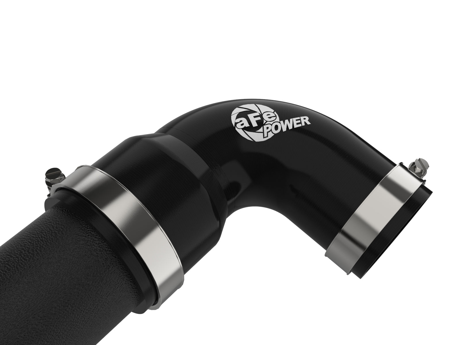 aFe BladeRunner 2.5in Aluminum Hot Charge Pipe - Black | Hyundai Veloster N L4 2.0L (19-22) (46-20646-B)
