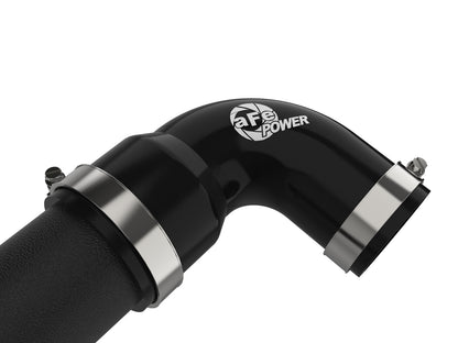 aFe BladeRunner 2.5in Aluminum Hot Charge Pipe - Black | Hyundai Veloster N L4 2.0L (19-22) (46-20646-B)