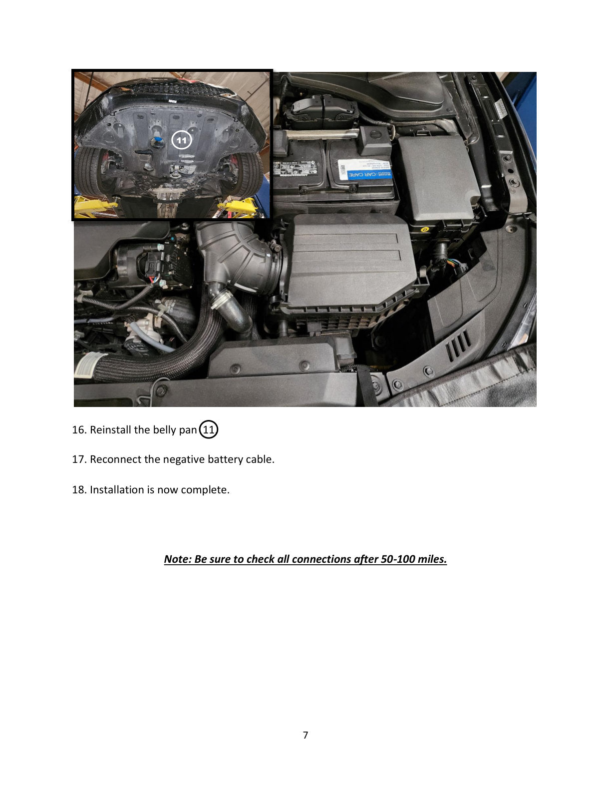 aFe BladeRunner 2.5in Aluminum Hot Charge Pipe - Black | Hyundai Veloster N L4 2.0L (19-22) (46-20646-B)