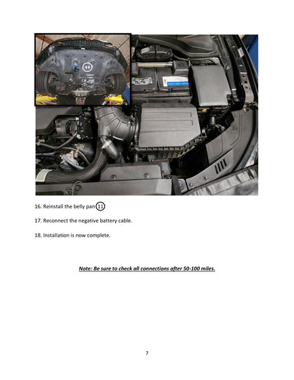 aFe BladeRunner 2.5in Aluminum Hot Charge Pipe - Black | Hyundai Veloster N L4 2.0L (19-22) (46-20646-B)