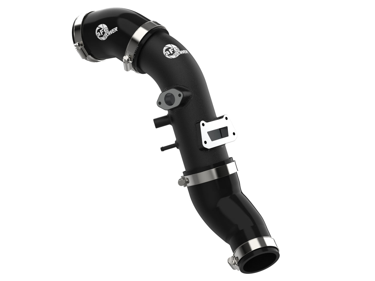 aFe 2-3/4in BladeRunner Aluminum Cold Charge Pipe - Black | Hyundai Veloster N 2.0L (19-22) (46-20649-B)