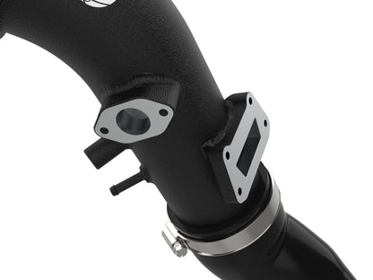 aFe 2-3/4in BladeRunner Aluminum Cold Charge Pipe - Black | Hyundai Veloster N 2.0L (19-22) (46-20649-B)