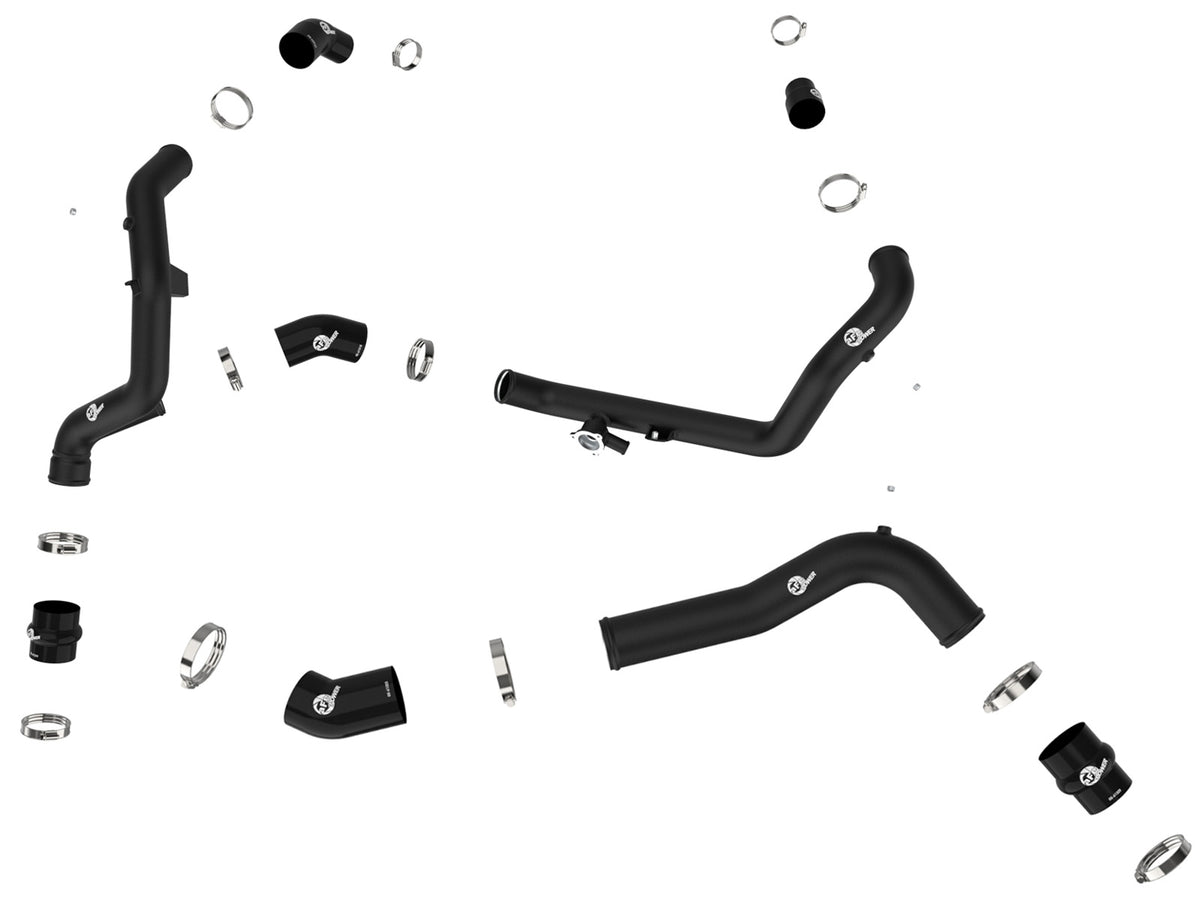 aFe BladeRunner Aluminum Hot & Cold Charge Pipe Kit | Ford Explorer ST V6 3.0L (20-23) (46-20654-B)