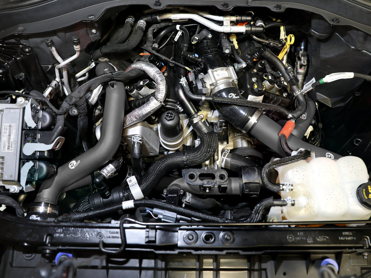 aFe BladeRunner Aluminum Hot & Cold Charge Pipe Kit | Ford Explorer ST V6 3.0L (20-23) (46-20654-B)
