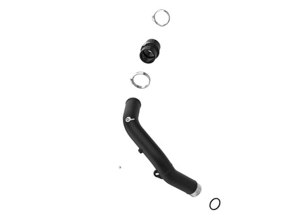 aFe 2.5" Aluminum Hot Charge Pipe Black | Subaru WRX H4-2.4L (22-23) (46-20668-B)