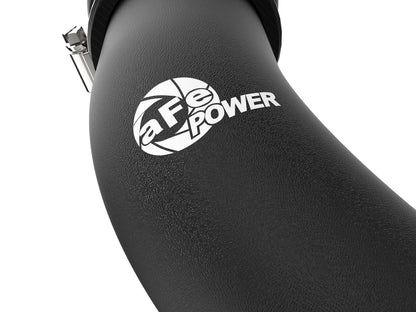 aFe 2.5" Aluminum Hot Charge Pipe Black | Subaru WRX H4-2.4L (22-23) (46-20668-B)