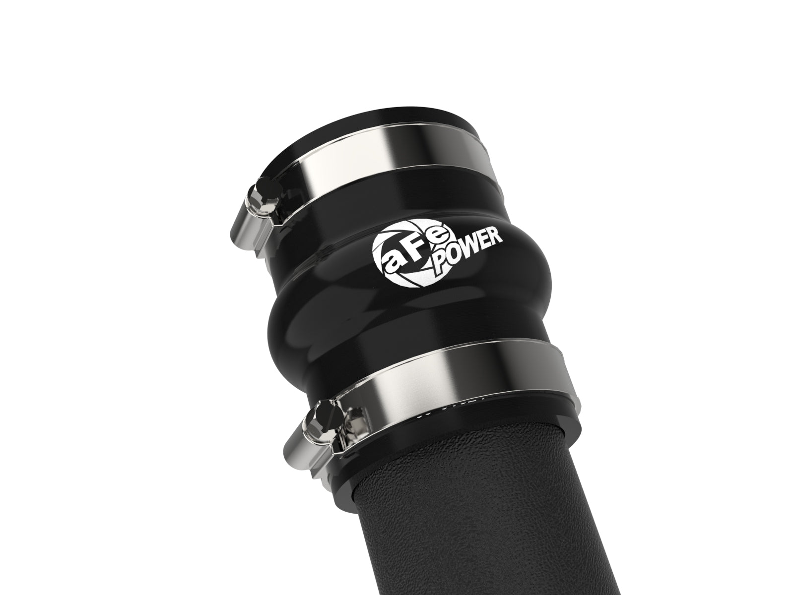 aFe 2.5" Aluminum Hot Charge Pipe Black | Subaru WRX H4-2.4L (22-23) (46-20668-B)