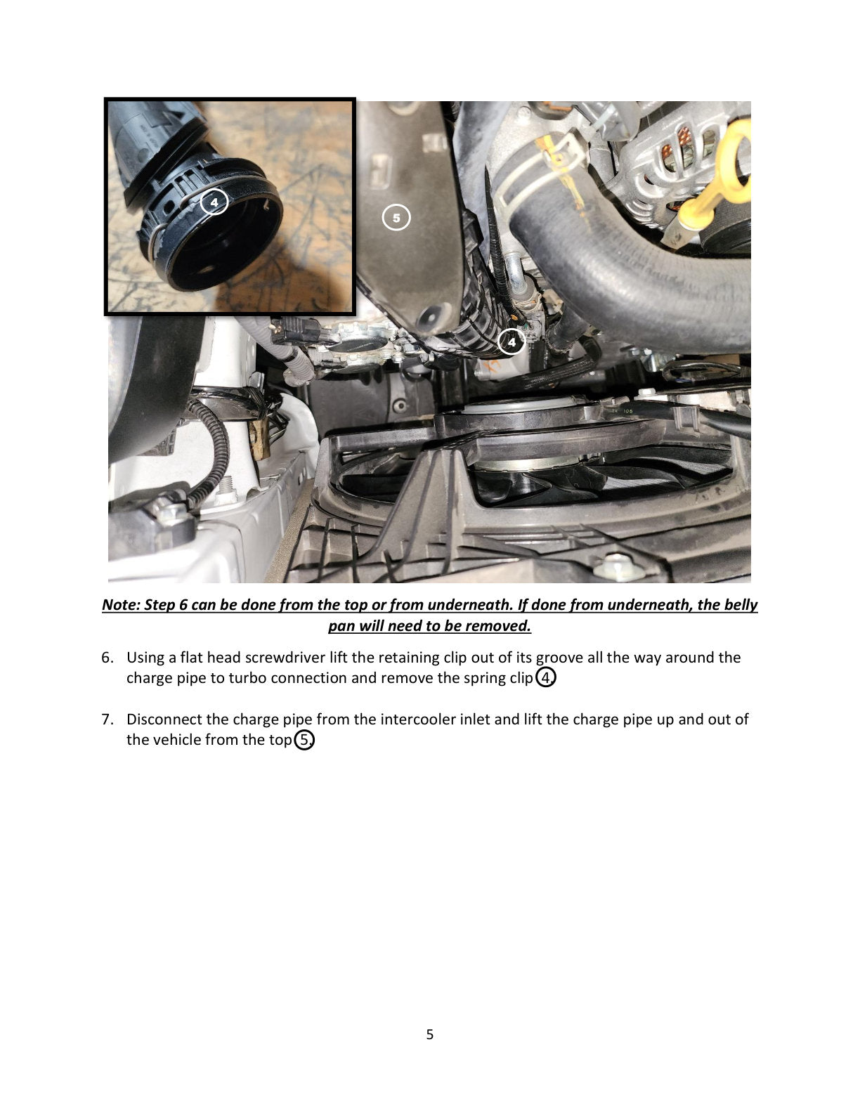 aFe 2.5" Aluminum Hot Charge Pipe Black | Subaru WRX H4-2.4L (22-23) (46-20668-B)