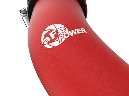 aFe 2.5" Aluminum Hot Charge Pipe Red | Subaru WRX H4-2.4L (22-23) (46-20668-R)
