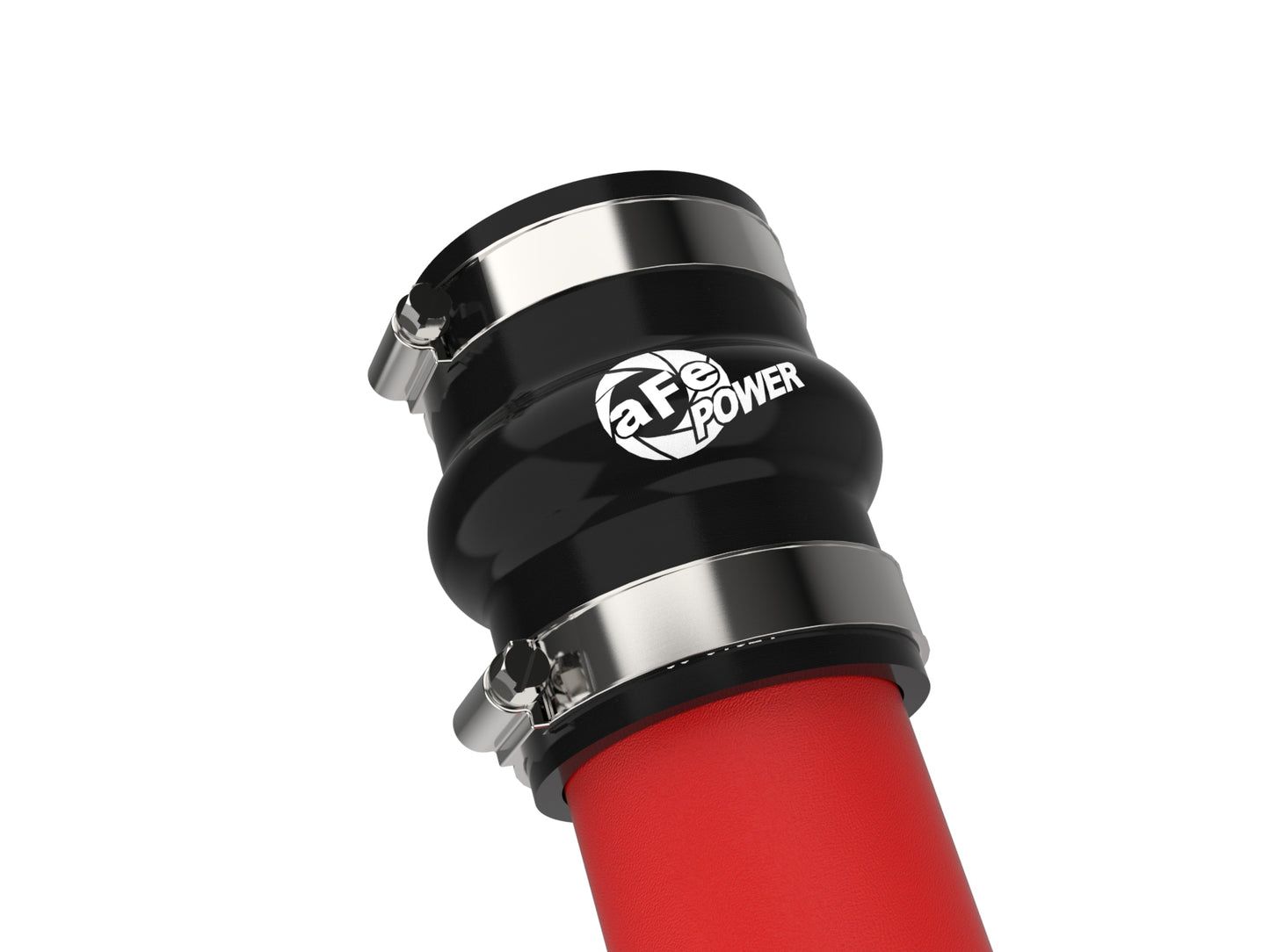 aFe 2.5" Aluminum Hot Charge Pipe Red | Subaru WRX H4-2.4L (22-23) (46-20668-R)