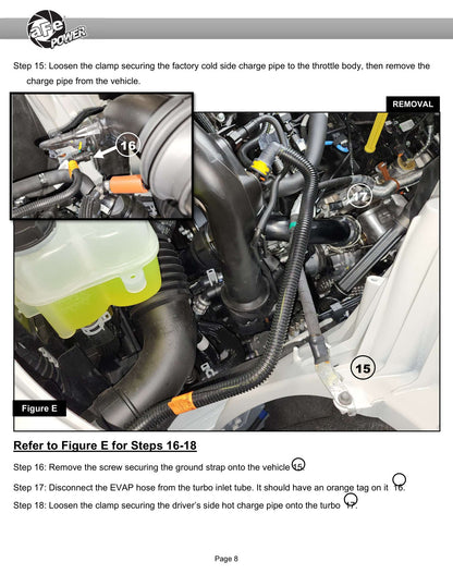aFe BladeRunner Aluminum Hot & Cold Charge Pipe Kit | Ford Explorer (22-23) (46-20674-B)