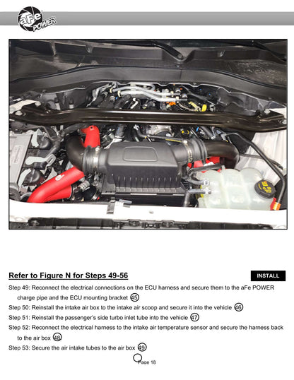 aFe BladeRunner Aluminum Hot & Cold Charge Pipe Kit | Ford Explorer (22-23) (46-20674-B)