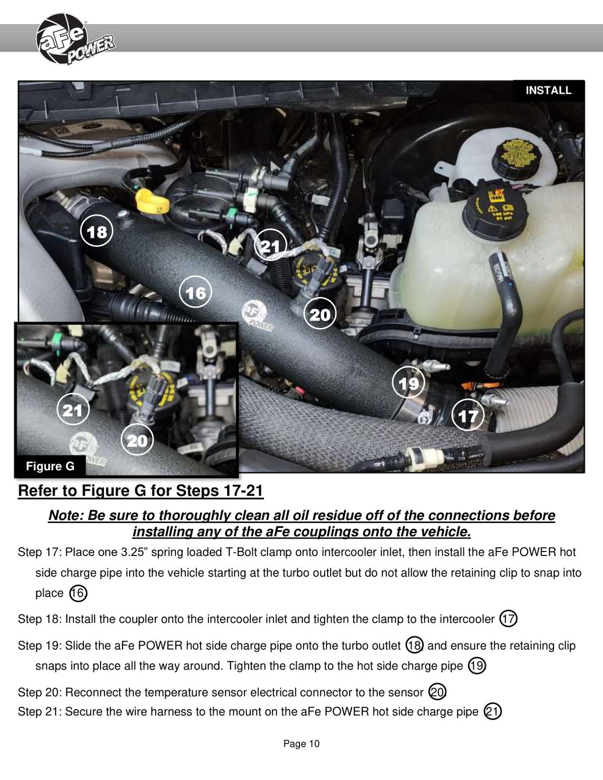 aFe BladeRunner 3in Aluminum Charge Pipe | Ford F250/F350 Super Duty (46-20684-B)