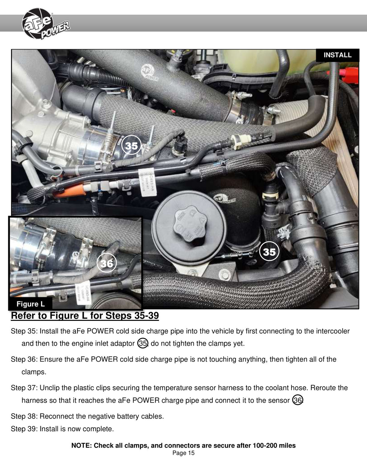 aFe BladeRunner 3in Aluminum Charge Pipe | Ford F250/F350 Super Duty (46-20684-B)