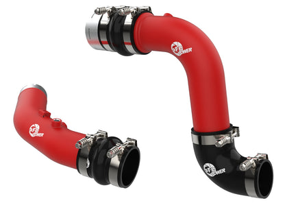 aFe BladeRunner Aluminum Hot & Cold Charge Pipe Kit | Ford F250/F350 SD V8-6.7L (23-25) (46-20684-R)