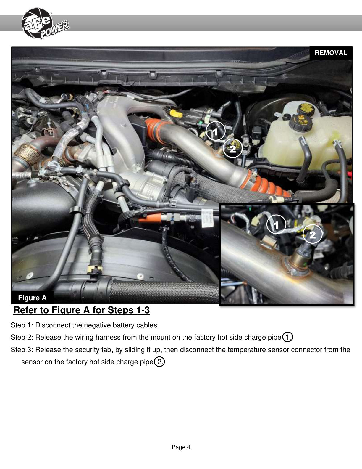 aFe BladeRunner Aluminum Hot & Cold Charge Pipe Kit | Ford F250/F350 SD V8-6.7L (23-25) (46-20684-R)