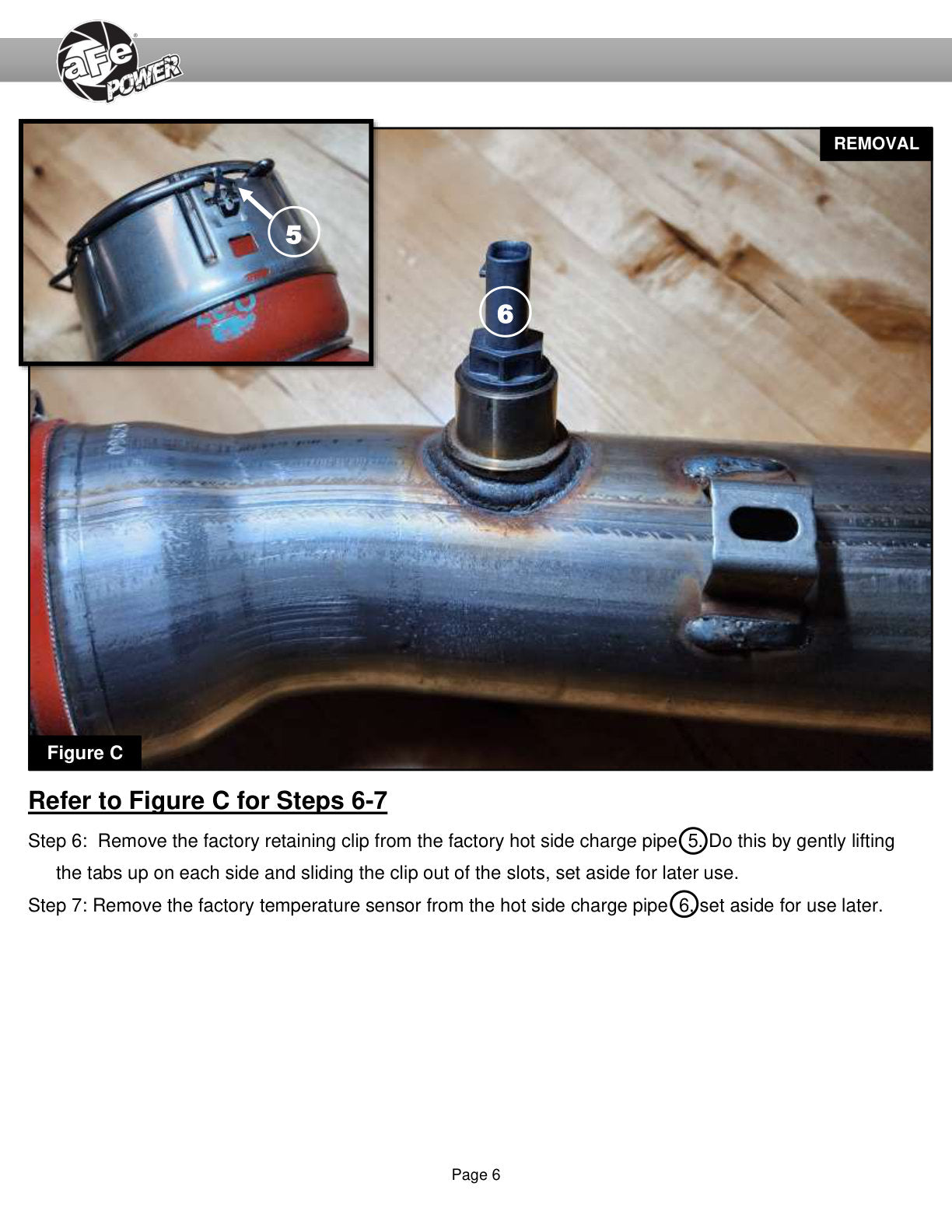 aFe BladeRunner Aluminum Hot & Cold Charge Pipe Kit | Ford F250/F350 SD V8-6.7L (23-25) (46-20684-R)