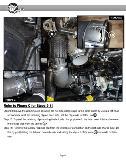 aFe BladeRunner Charge Pipe Kit | Kia Stinger 22-23 (17-24) (46-20694-B)