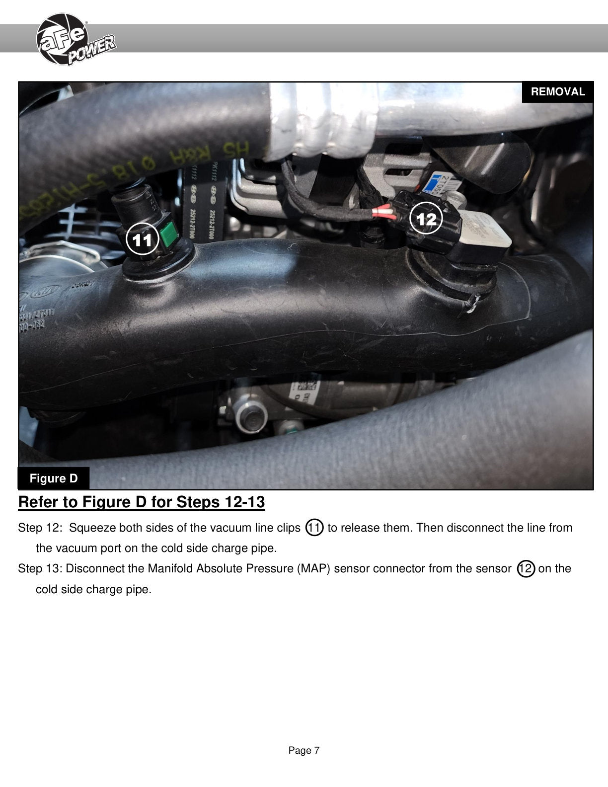 aFe BladeRunner Charge Pipe Kit | Kia Stinger 22-23 (17-24) (46-20694-B)