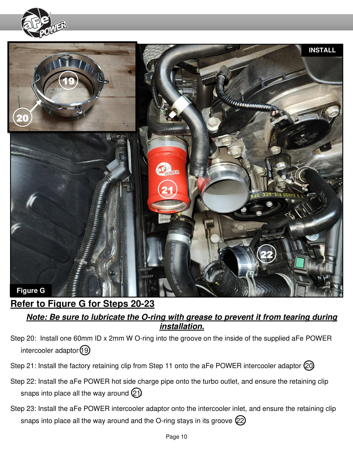 aFe BladeRunner Charge Pipe Kit | Kia Stinger 22-23 (17-24) (46-20694-B)